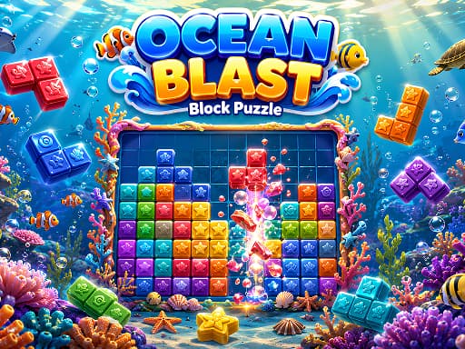 Ocean Blast: Block Puzzle unblocked game thumbnail
