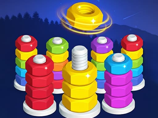 Nuts Color Sorting Game unblocked game thumbnail