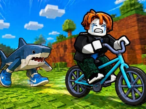Obby Ride a Bike For Brainrots unblocked game thumbnail