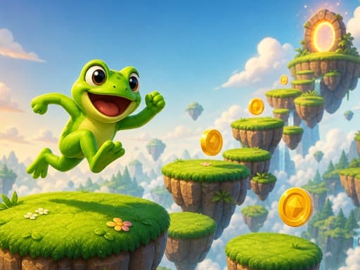 Frog Leap 3D unblocked game thumbnail