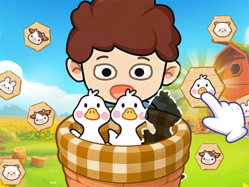 Farm Animal Sort Puzzle unblocked game thumbnail