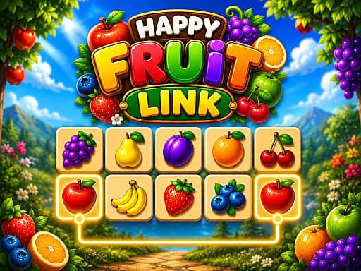 Happy Fruit Link unblocked game thumbnail