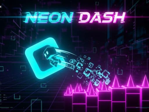Neon Dash: Survive the Dash unblocked game thumbnail