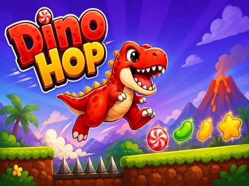 DinoHop unblocked game thumbnail