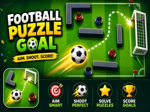Football Puzzle Goal unblocked game thumbnail