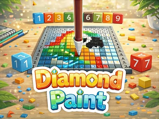 Diamond Paint Art unblocked game thumbnail