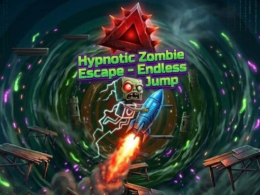 Hypnotic Zombie Escape Endless Jump unblocked game thumbnail