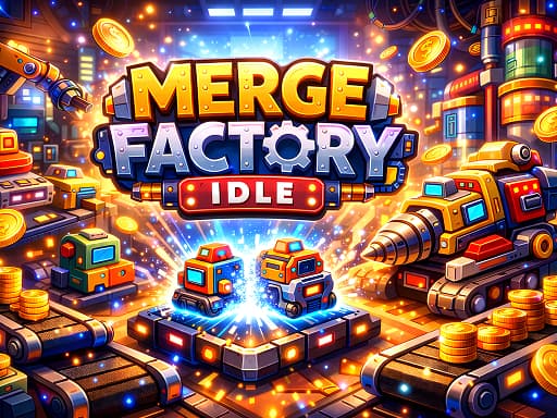 Merge Factory Idle unblocked game thumbnail