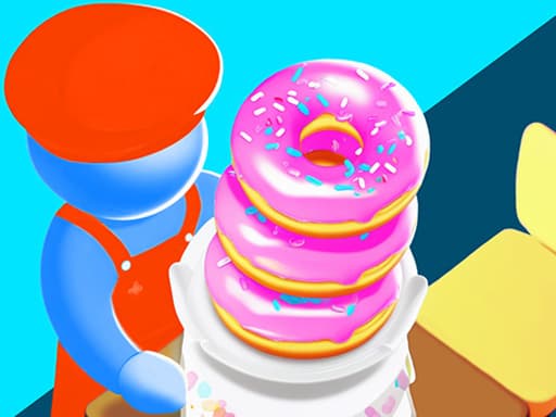 Donut Ready Business Tycoon Game unblocked game thumbnail