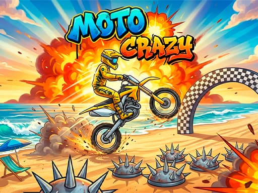 Crazy Moto unblocked game thumbnail