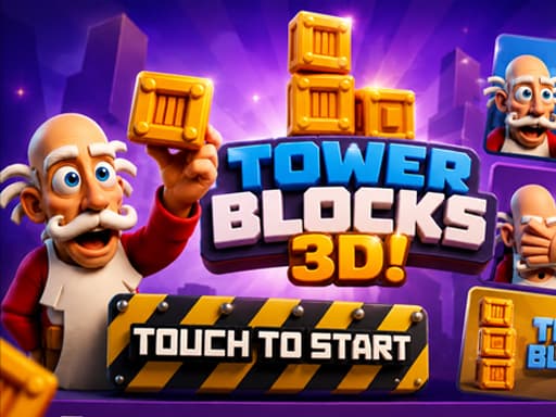 Tower Blocks Deluxe 3D unblocked game thumbnail