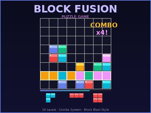 BLOCK FUSION unblocked game thumbnail