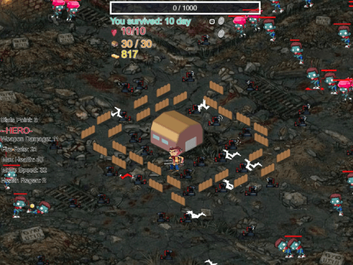 Terrifying Zombies: Tower Defense 1 Game unblocked game thumbnail