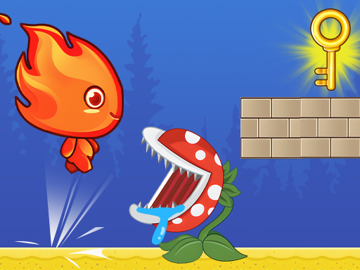 Fire Boy Run Adventure unblocked game thumbnail