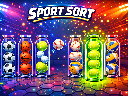 Sport Sort Puzzle unblocked game thumbnail