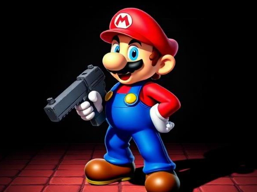 Mario 3D Shooter unblocked game thumbnail