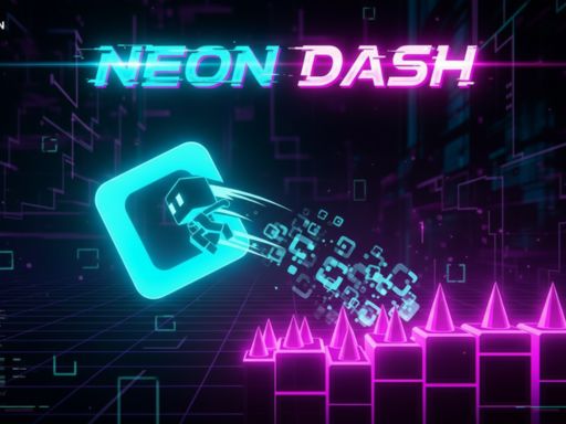 Neon Dash: Survive the Dash unblocked game thumbnail