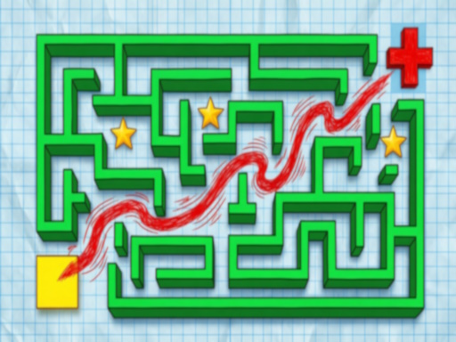 Mazes Draw The Path unblocked game thumbnail