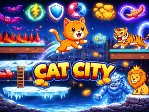CAT CITY unblocked game thumbnail