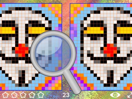 Color Madness Spot the Differences unblocked game thumbnail