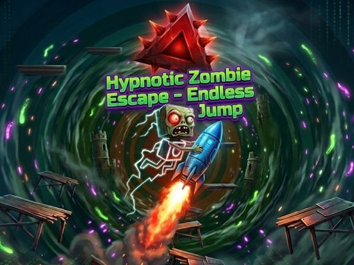 Hypnotic Zombie Escape Endless Jump unblocked game thumbnail