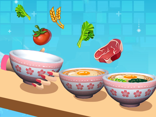 Noodle Stack Runner unblocked game thumbnail