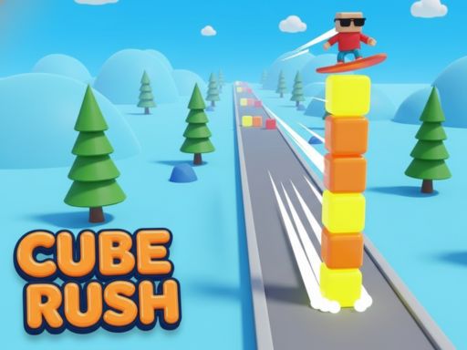 Cube Rush 3D: Survive The Rush unblocked game thumbnail