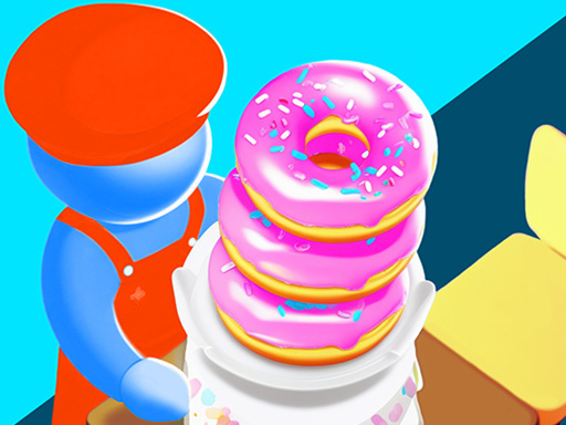 Donut Ready Business Tycoon Game unblocked game thumbnail
